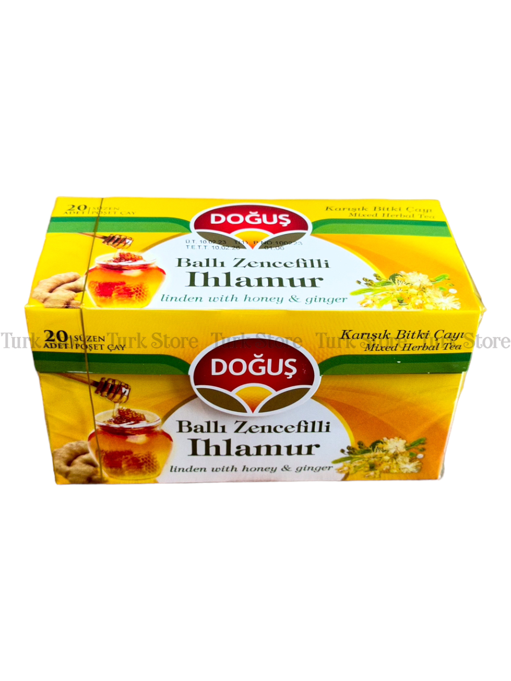 Чай Dogus мёд, имбирь и липа (20 пак)
