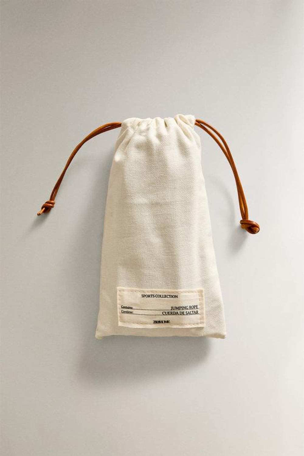 ZARA HOME КОЖАНАЯ СКАКАЛКА, КОРИЧНЕВЫЙ