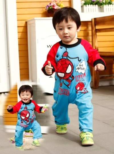 Комбинезон детский с принтами Человека-паука