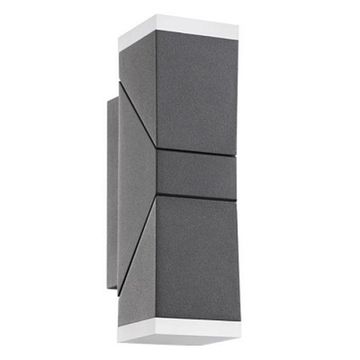 Уличный настенный светильник светодиодный 357829 темно-серый Kaimas Novotech