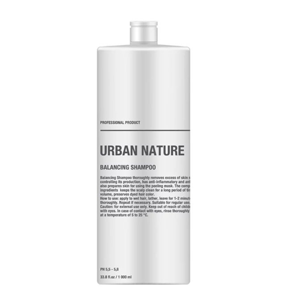 Urban Nature BALANCING Шампунь Балансирующий для жирной кожи