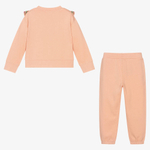 Свитшот + брюки трикотажные STELLA McCARTNEY Розовый/Отделка кокетки: шитье/Разноцветные вышивки (Девочка)