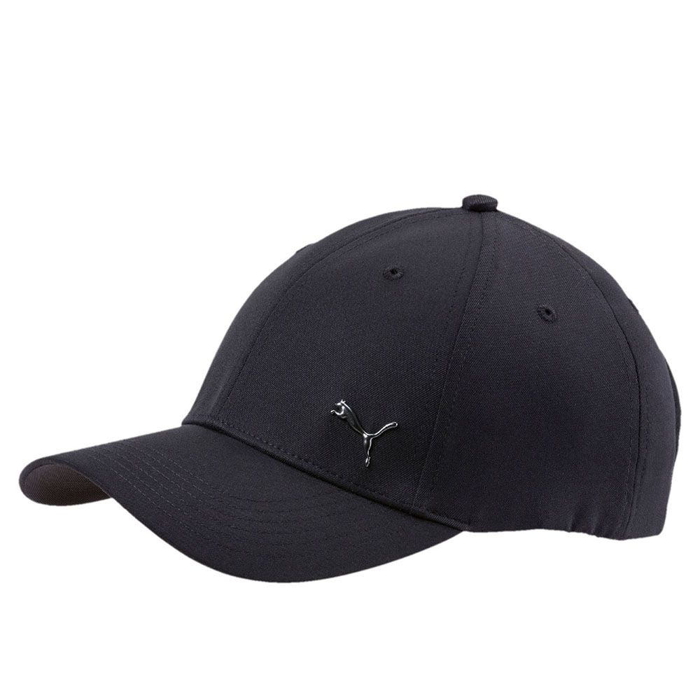Бейсболка спорт. PUMA Metal Cat Cap 02126901, 100% полиэстер, черный