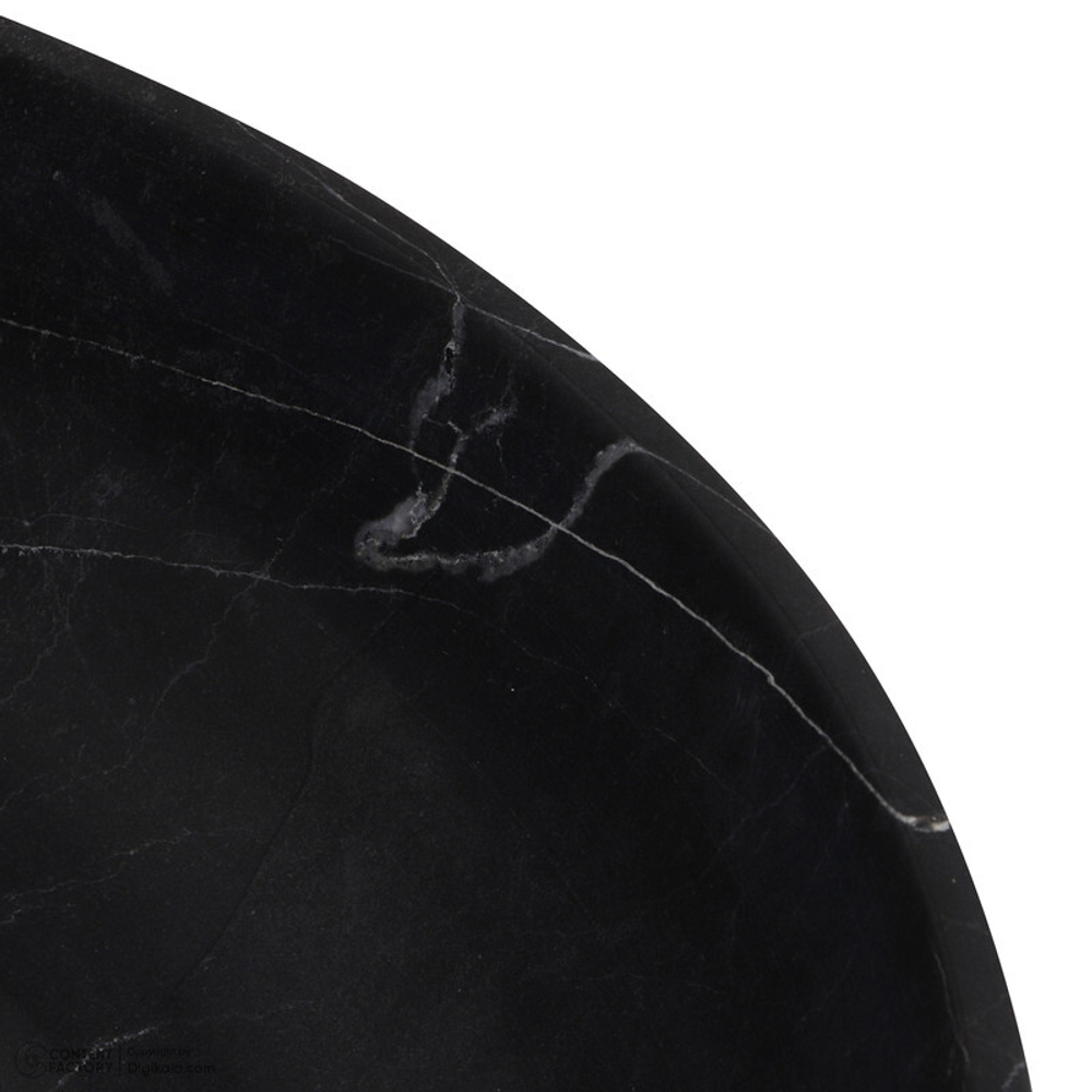 Сервировочное блюдо из натурального камня персидский черный мрамор Pietra Grey 6-5. 476 Иран