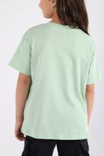 Фуфайка (футболка) для девочки Кэш-1 Виотекс ЗЕЛЁНЫЙ