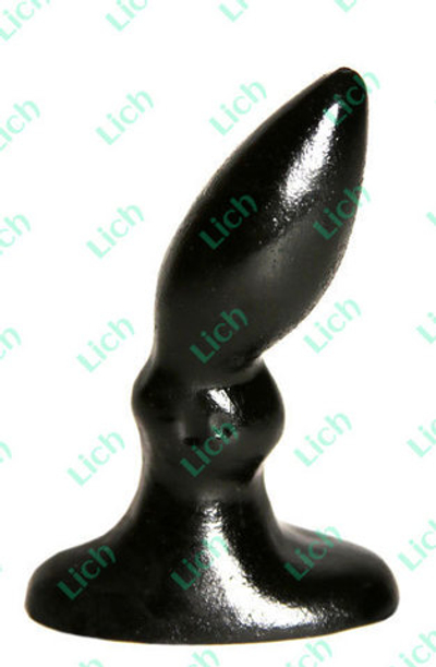 Изогнутая черная анальная пробка