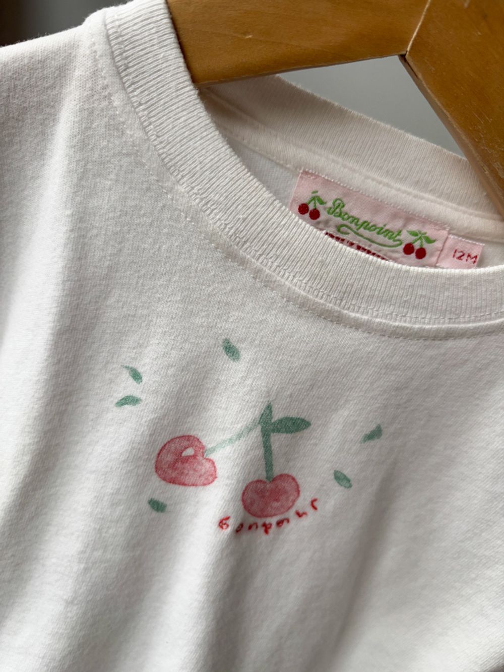 Хлопковая футболка Bonpoint, 80