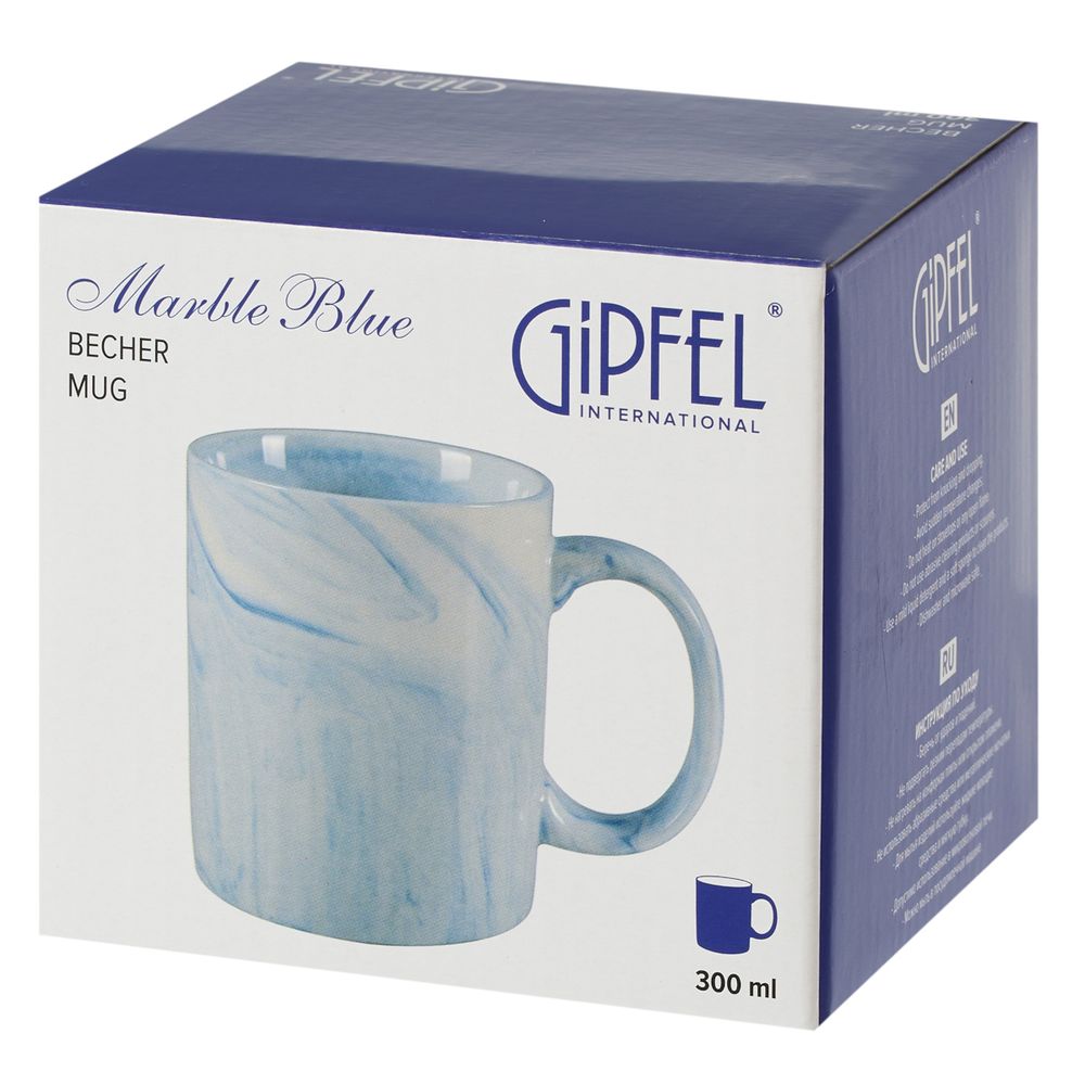 Кружка Gipfel Marble Blue 52691 300 мл