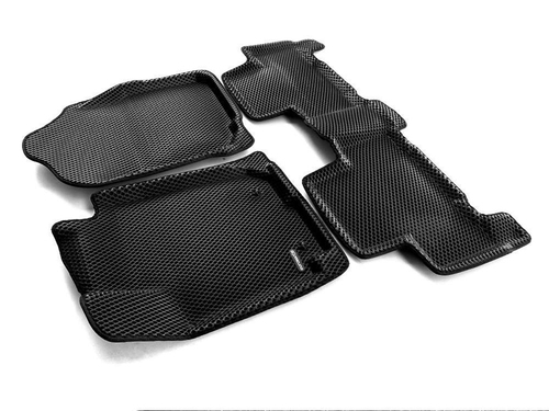Коврики салона для TOYOTA Rav 4 (2006-2013) Euromat 3D EVA черные Арт EM3DEVA-005126