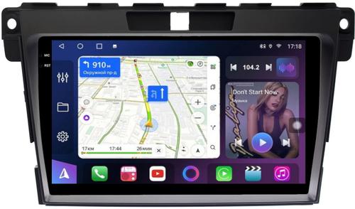 Магнитола для Mazda CX-7 2006-2012 - FarCar S400-TS18 монитор 9.5" QLED на Android 14, CarPlay, 4G SIM-слот