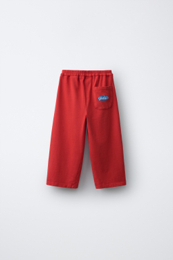 ZARA X PUKAS БРЮКИ WIDE LEG PUKAS SURF, КРАСНЫЙ