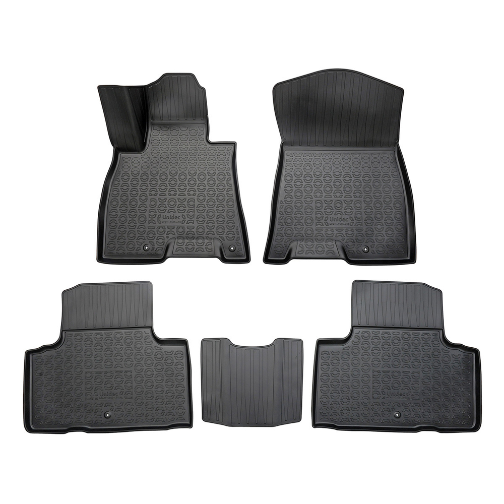 Ковры в салон Norplast для Genesis GV80 2023-, Черный, Coupe, арт.NPA11-C305-455-1