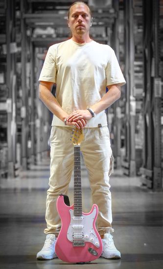 Электрогитара Fabio ST200 PI (комплект)