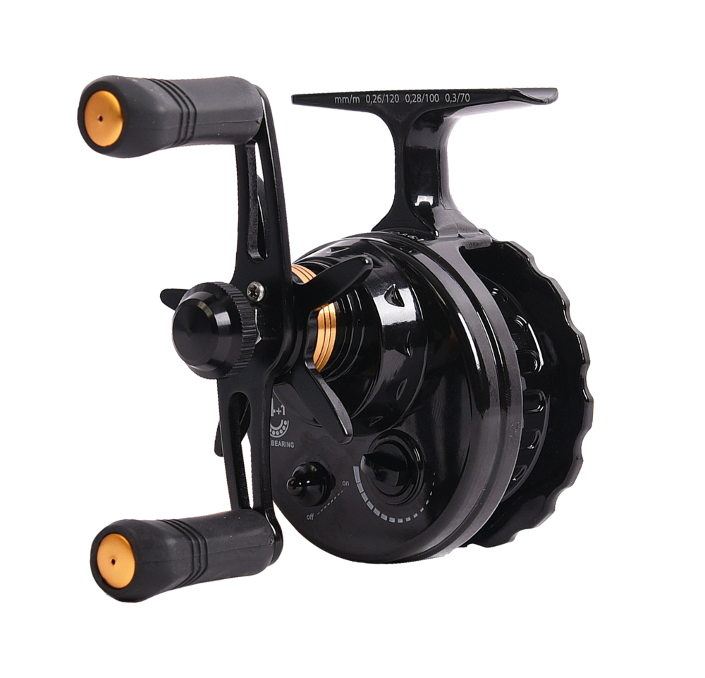 Катушка инерционная (зимняя) Black Side ICE ZEAL BLACK (4+1 подш.)