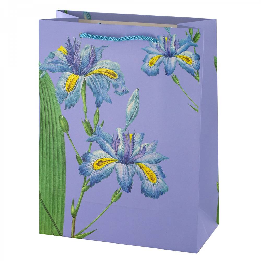 Пакет подарочный бумажный Alingar, (XL) 31х40х12 см, вертикальный, "Весенние цветы", мат. ламинация, ассорти