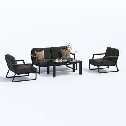 Лаунж зона Ideal Patio ЭСТИВО маренго - каркас карбон