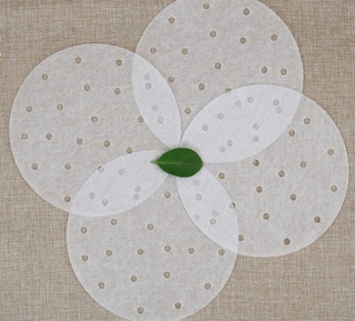 Бумага с перфорацией для пароварок 21 см. 100 листов