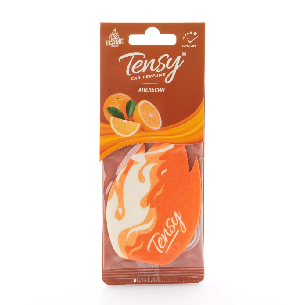 Ароматизатор "Tensy" Flame подвесной  (50шт/бл) Апельсин