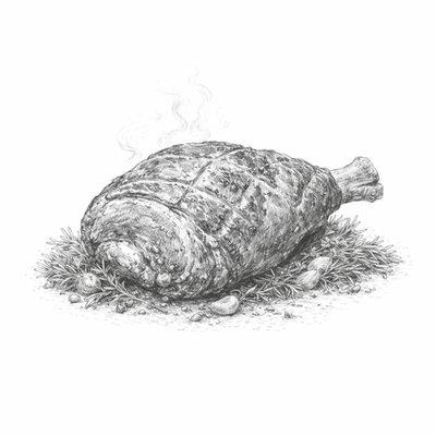 Окорок дикого кабанчика