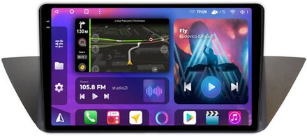 Магнитола BMW X1 E84 2009-2014 (взамен верхнего бардачка) - FarCar BM219M монитор 10.36" QLED на Android 14, TS10, 4+32Гб, CarPlay, 4G SIM-слот