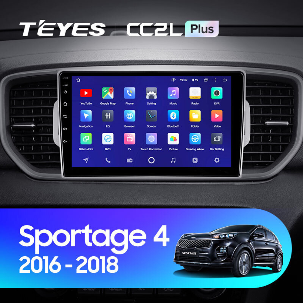 Teyes CC2L Plus 9" для KIA Sportage 2016-2018