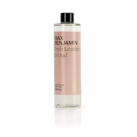 Max Benjamin - Сменный блок для диффузора, 300 мл, Irish Leather &amp; Oud / артикул   RB-DRL10  / GTIN 5391533717417