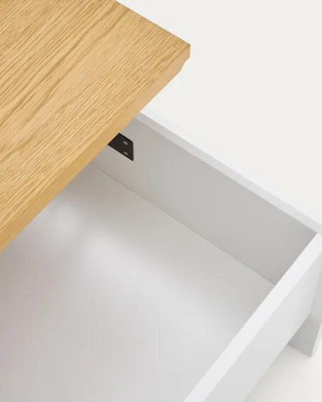 Abilen Подъемный журнальный столик из дуба 110 x 60 см FSC 100%