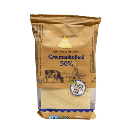 Сыр Сметанковый Мелодия вкуса 50% 200 гр
