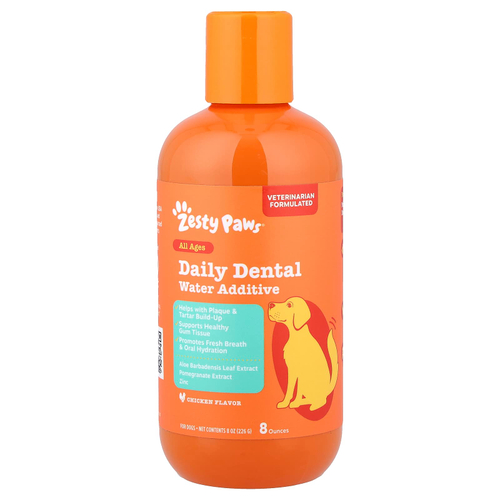 Zesty Paws, ежедневная добавка для полости рта, для собак всех возрастов, курица, 226 г (8 унций)