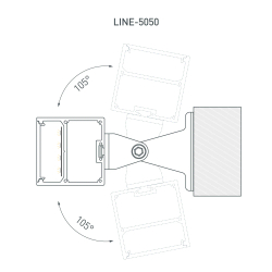Профиль SL-LINE-5050-3000 ANOD (BY) (Arlight, Алюминий) 061754