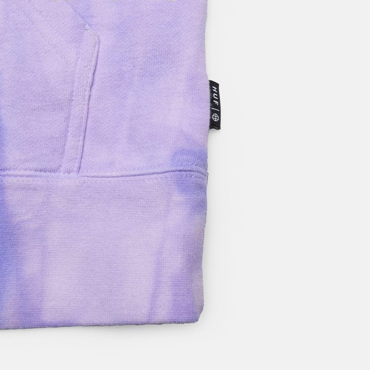 Толстовка мужская HUF Relax Tiedye артикул:PF00345-VIOLT - купить в магазине Дайс