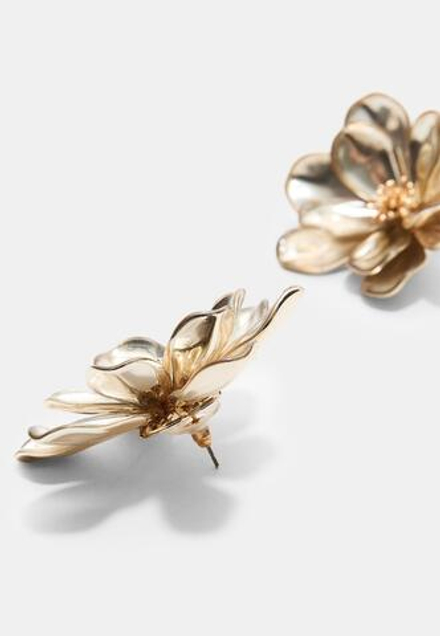 STRADIVARIUS Серьги-лепестки, экрю