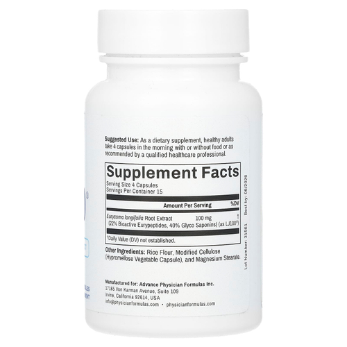 Advance Physician Formulas, LJ 100®, 25 мг, 60 капсул