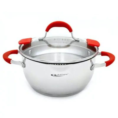 Кастрюля из нержавеющей стали 4л «Аврора» Катунь