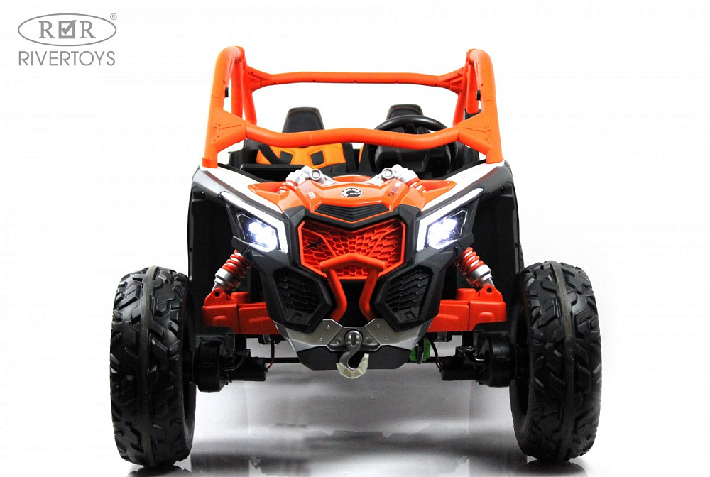 Детский электромобиль RiverToys BRP Can-Am Maverick Y111YY оранжевый