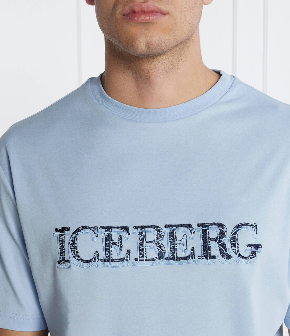 Футболка Iceberg - голубой(242 I1P F075 6307)