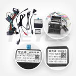 Комплект рамки с разъёмами 10" Audi A4 B8 2007-15 без джойстика MMI (поддержка штат. меню) - Car-Smart 9636A