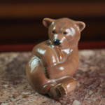Фарфоровая фигурка «Бурый медвежонок»