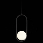 SL395.403.01 Подвес ST-Luce Черный/Белый LED 1*8W 4000K