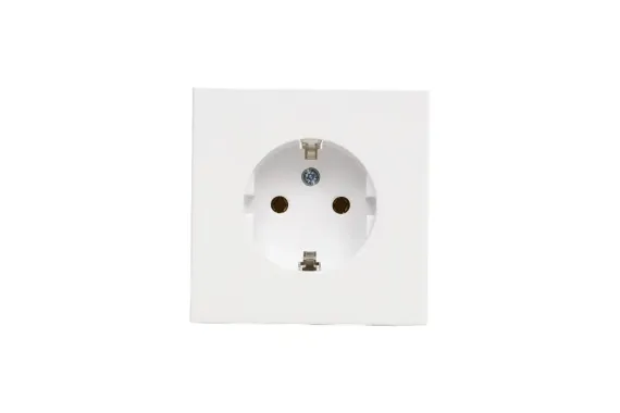 Розетка Systeme Electric ARTGALLERY с заземлением белая 39390