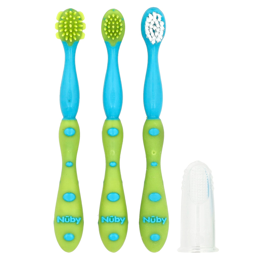 Dr. Talbot's, Набор для ухода за полостью рта, 4-этапная система, от 0 месяцев, набор из 4 предметов