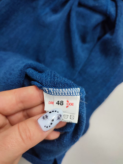 Джемпер синий стильный 44 размер