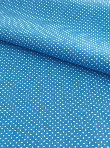 Ткань бязь плательная, рис. "Горох 2 мм", ширина 150 см, арт. 050