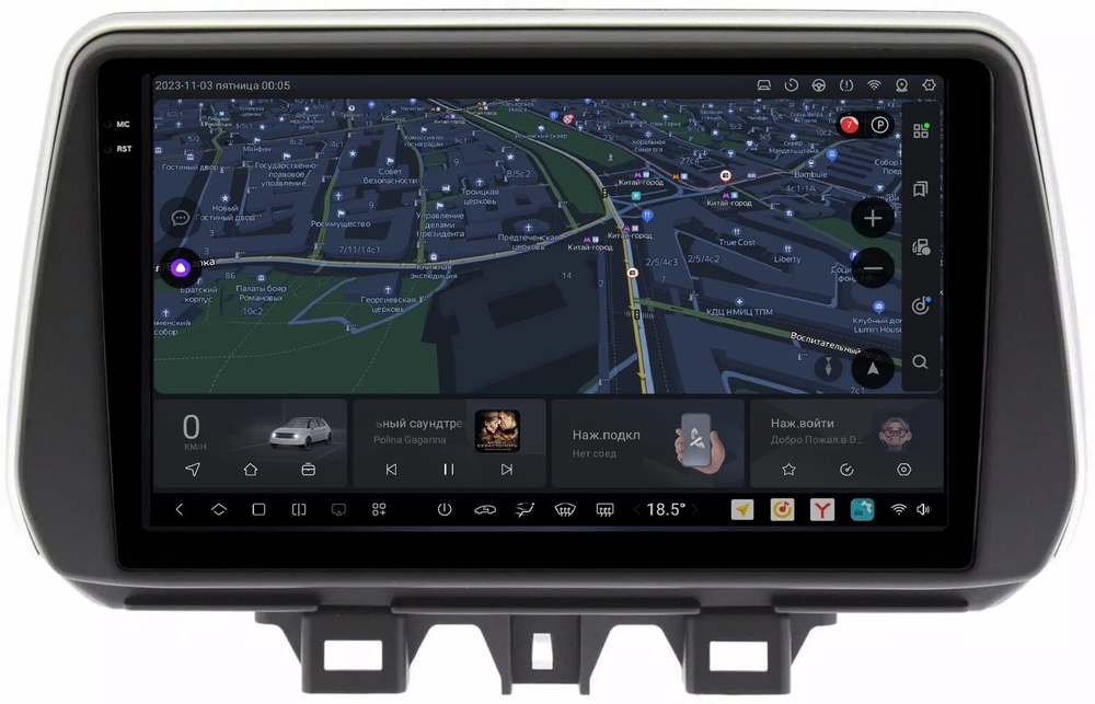 Магнитола для Hyundai Tucson 2018-2021 - Carmedia SF-9728 QLed+2K, Android 13, UIS7870 (DUDU7), CarPlay, SIM-слот