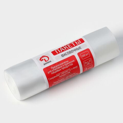 Фасовочные пакеты «Стандарт» (24х37 см) - 500 шт. (Цвет: не задано)