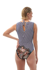 Купальник без рукава "Тельняшка-Буше"