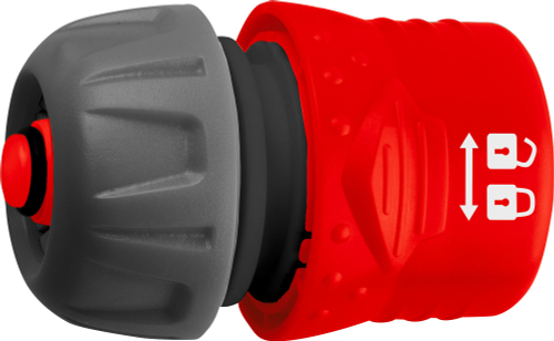 GRINDA GF-34, 3/4″, с автостопом, с запирающим механизмом, для шланга, быстросъемный соединитель (8-426332)