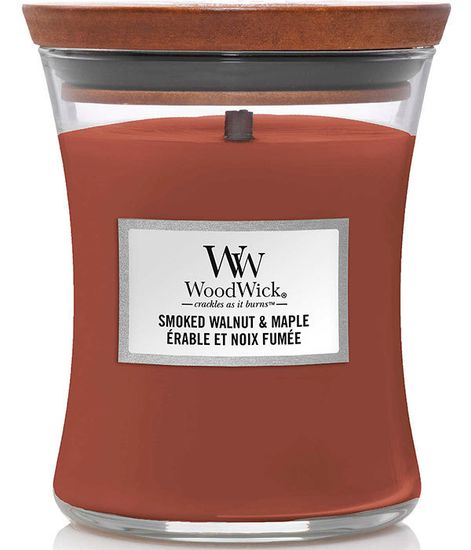 Копченый орех и клен, ароматическая свеча, WoodWick