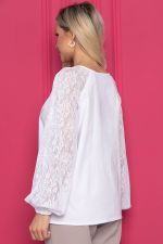 Блуза Шарм НЬЮ (белая) Б10461 LT Collection (Акция)