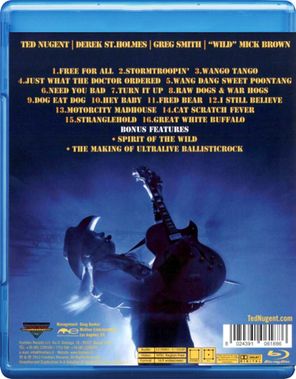 Ted Nugent / Ultralive Ballisticrock (Blu-ray)